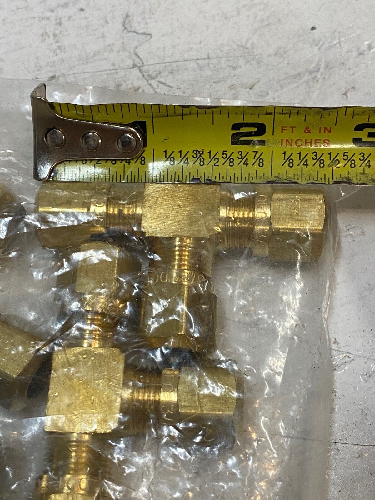 5 Pack of Imperial A/B Union Tee 3/8 Brass 90666 | 1C9579-5 (5 Quantity)