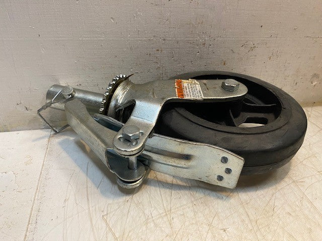 3 Quantity of 8x2 Heavy Duty Scaffolding Caster Wheels w/ Rubber Tires (3 Qty)