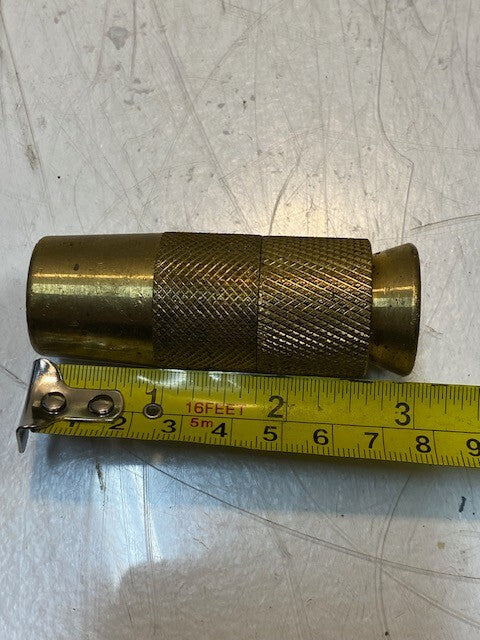 3 Qty of Brass Bullet Coupling Adapter Fittings 3" L 13mm Bore 29mm OD (3 Qty)