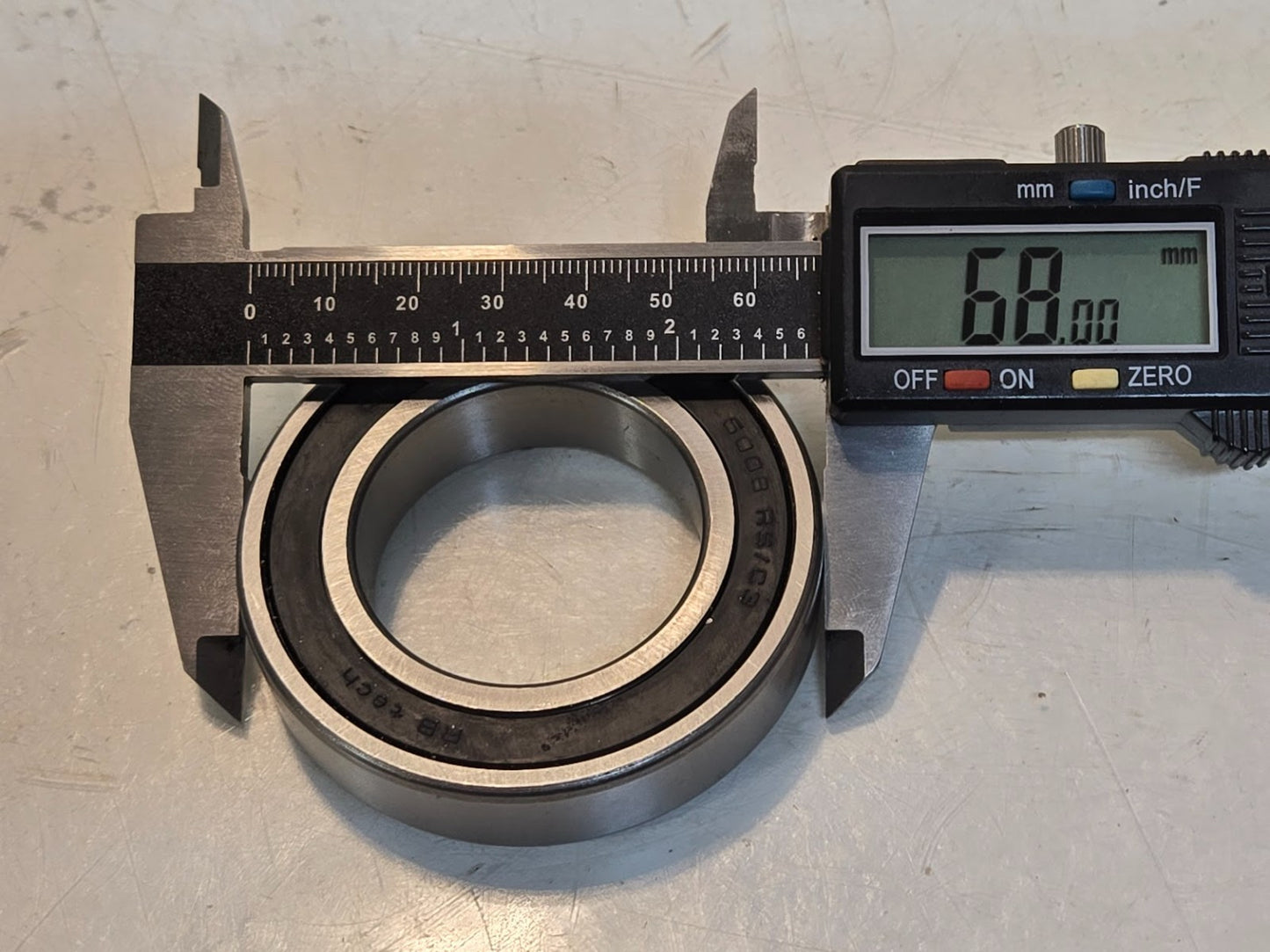 4 Quantity of RB Tech Bearings 6008 RS/C3 | 68 mm OD x 40 mm Bore (4 Qty)