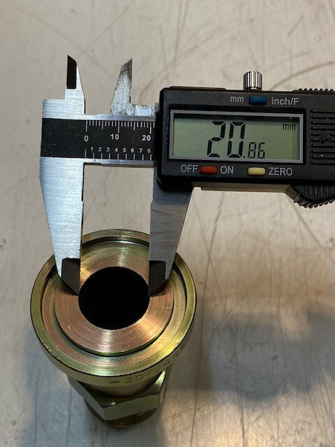 Gates Hydraulic Hose Flange Coupling Fitting 20FL4K-16MJ | 21mm ID 51mm OD