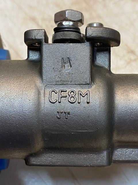 Jamesbury DN 20/15 3/4" 7150 31 3600 XTZ2 Flanged Ball Valve 316SS | CF8M