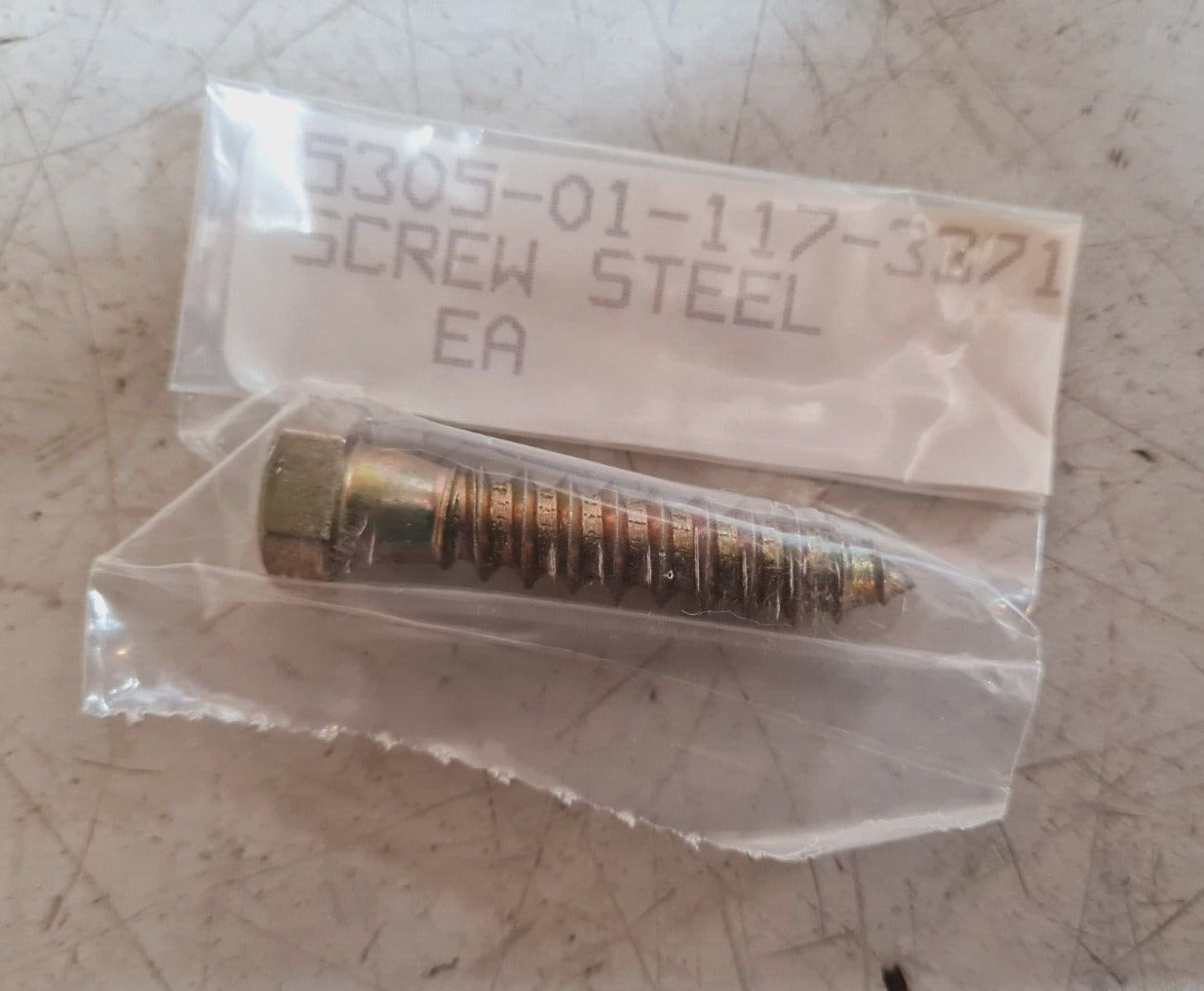 25 Qty. of Military Hex Screws Steel 5305-01-117-3371 (25 Qty)