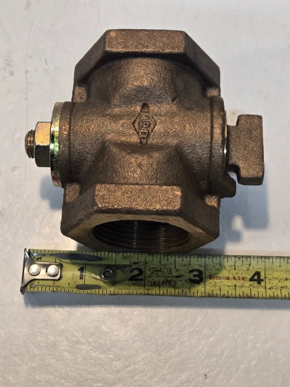 Gas Plug Valve 1 1/4" for A.Y. McDonald 4212 | 3 3/16" Long 2 3/16" Hex