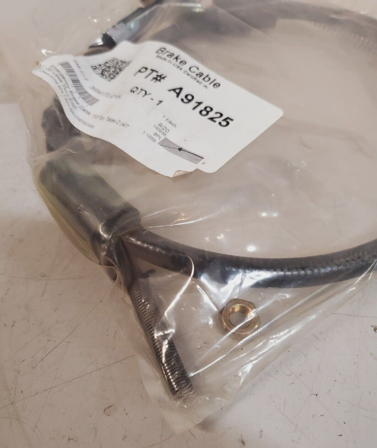 Parking Brake Cable A91825 | IH-6291 | 3694170 47+54