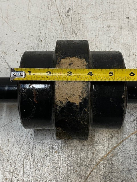 Track Bottom Roller 12-1/4" Length 3-1/4" Shaft 23mm Thread OD 40mm Shaft OD