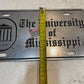 The University of Mississippi 1848 License Plate 11-3/4" Long 6" Wide