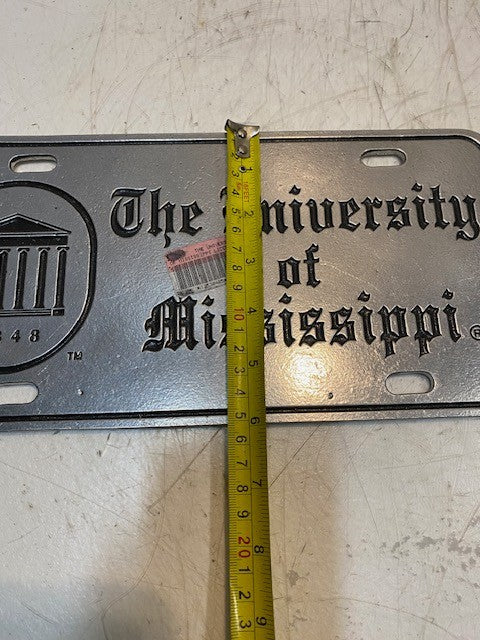 The University of Mississippi 1848 License Plate 11-3/4" Long 6" Wide