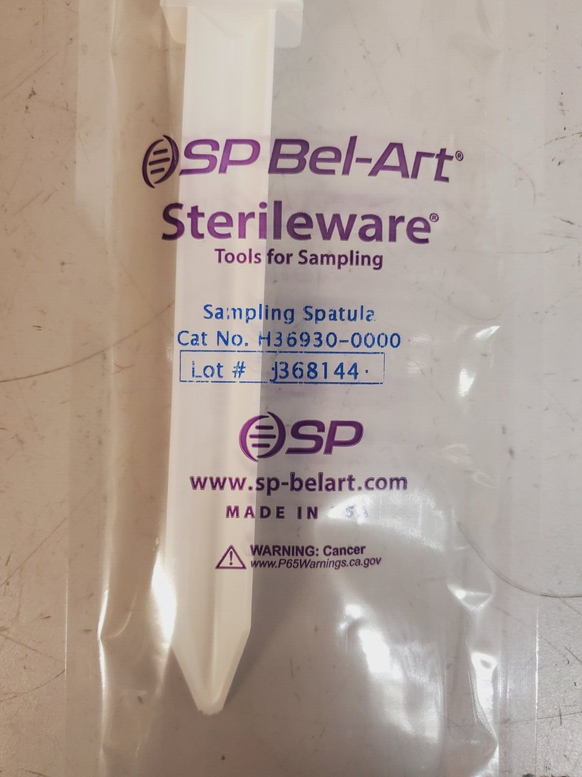 100 Qty. of SP Bel-Art Sterileware Sampling Spatula 9" | 936930000 (100 Qty)