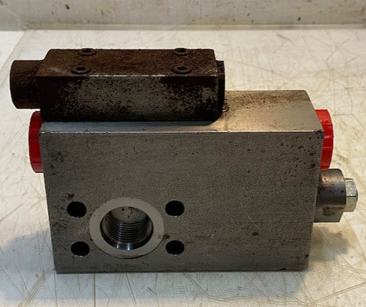 Hydraulic Control Valve Manifold Assembly Valve Block Unit 25mm Bore
