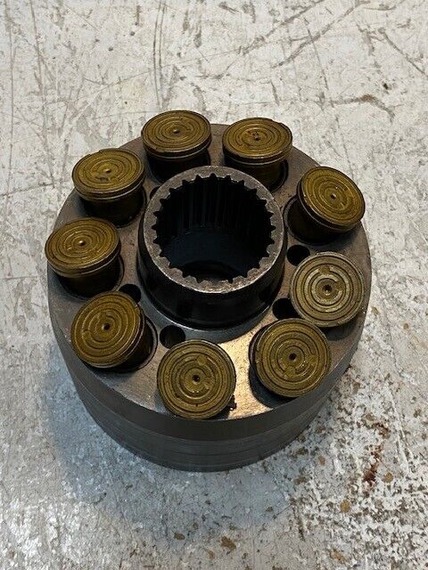 Hydraulic Pump Piston Shoe Cylinder Block Rotating Group 24 Spline 40mm Bore