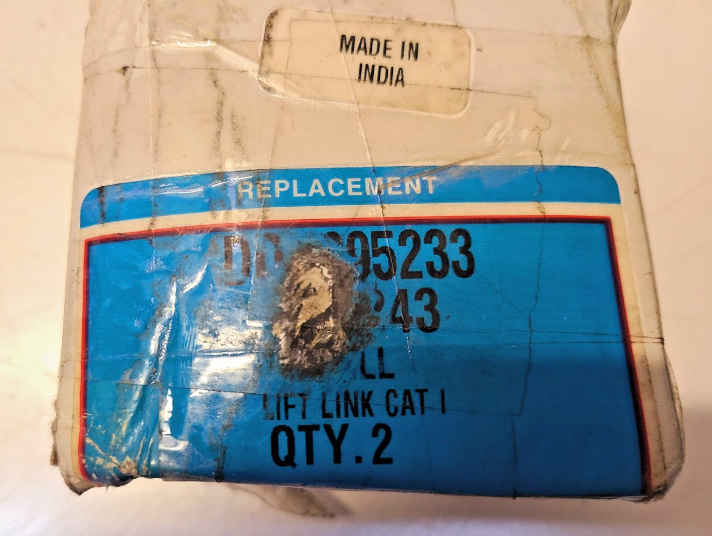 2 Quantity of Lift Link Ball Category I DDN995233 | 159-243 (2 Qty)