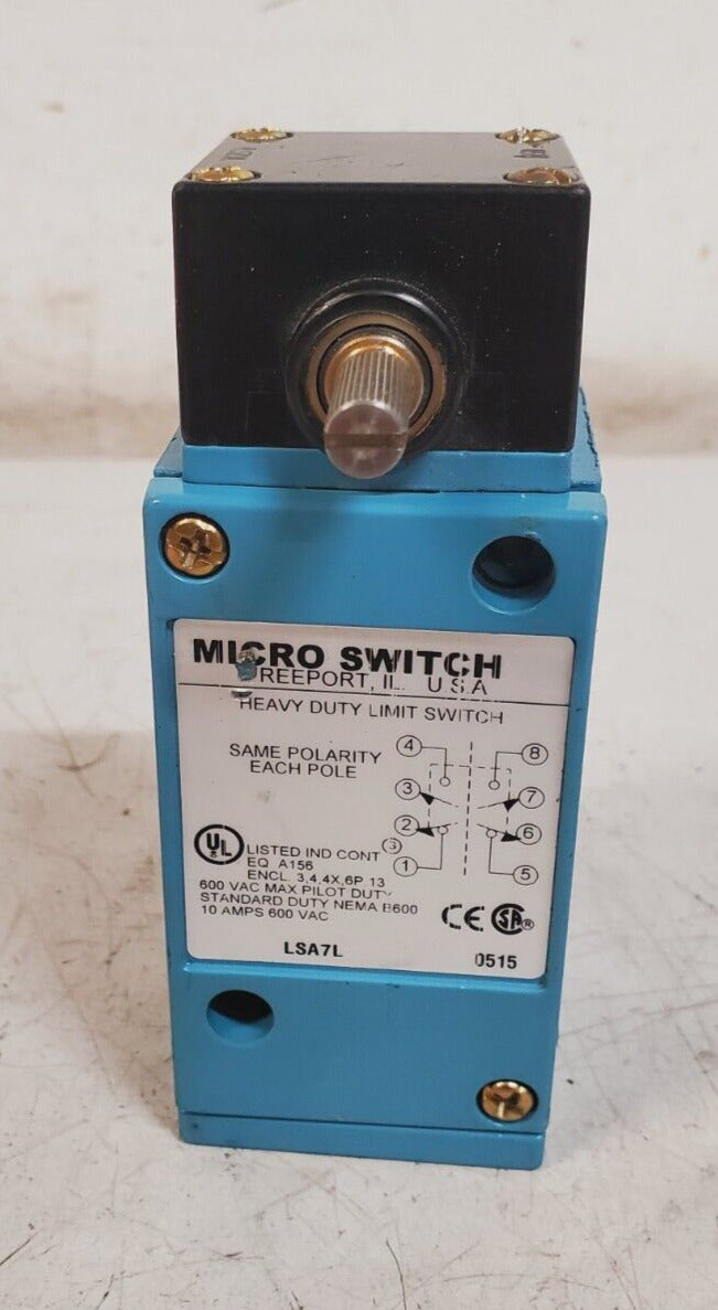 Honeywell Micro Switch Heavy Duty Limit Switch LSA7L | 0515 | 600VAC | 10A