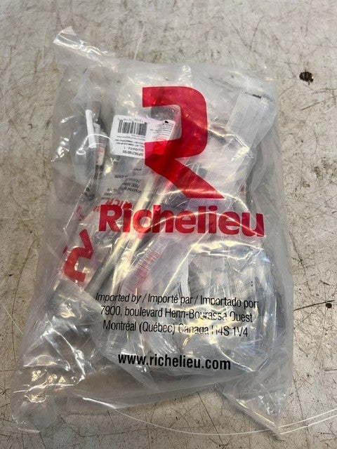 Bag Of 10 Richelleu Hardware BP863160195 Cabinet Pull Handles Brushed Nickel