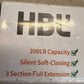 4 Count HBL Heavy Duty Soft-Close Ball Bearing Drawer Slides 22in X004ISBJ7