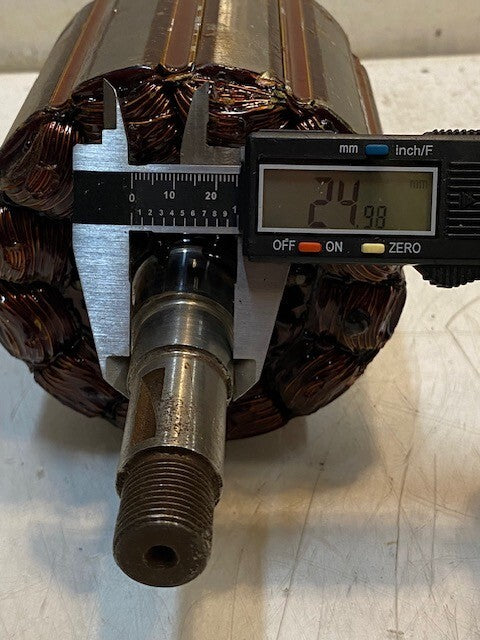 Actuator Motor Rotor Generator 12" L 4-3/4" OD 19mm Thread 13mm Thread