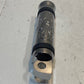 1 Motorcycle Flame Style Foot Peg 5-5/8" Long 28mm Diameter 9mm Hole
