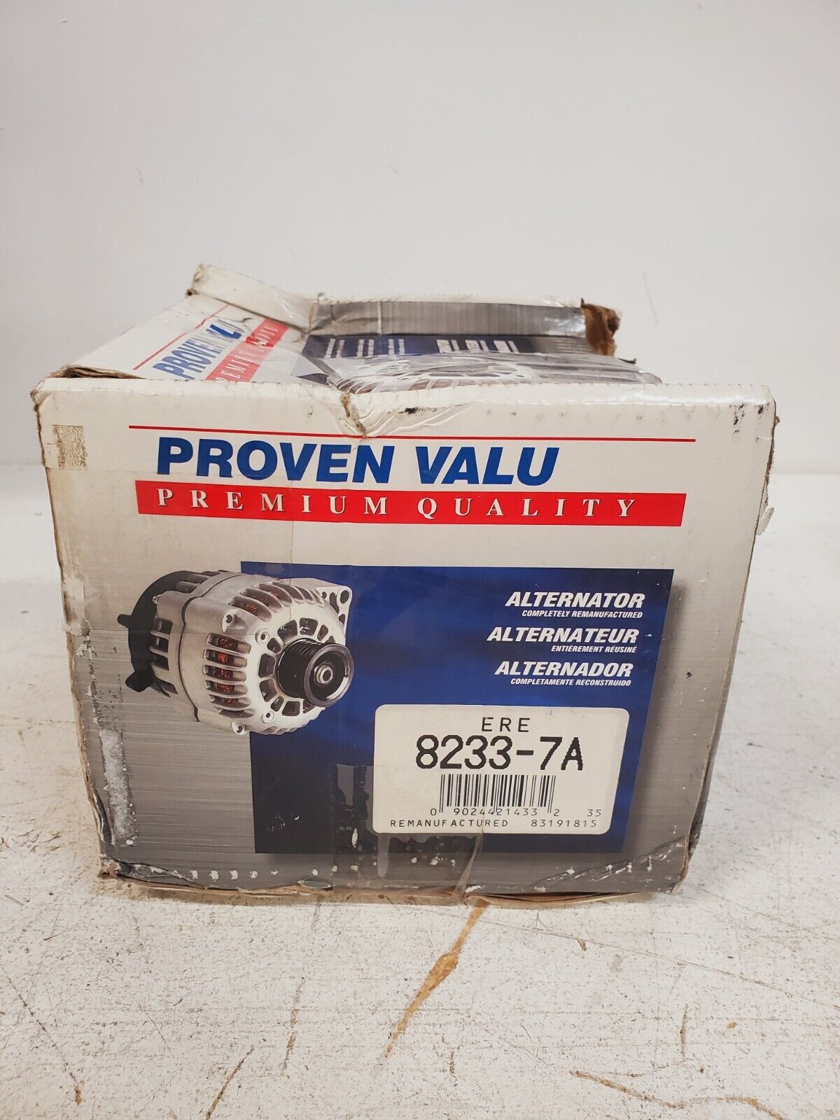 Proven Valu Remanufactured Alternator 8233-7A