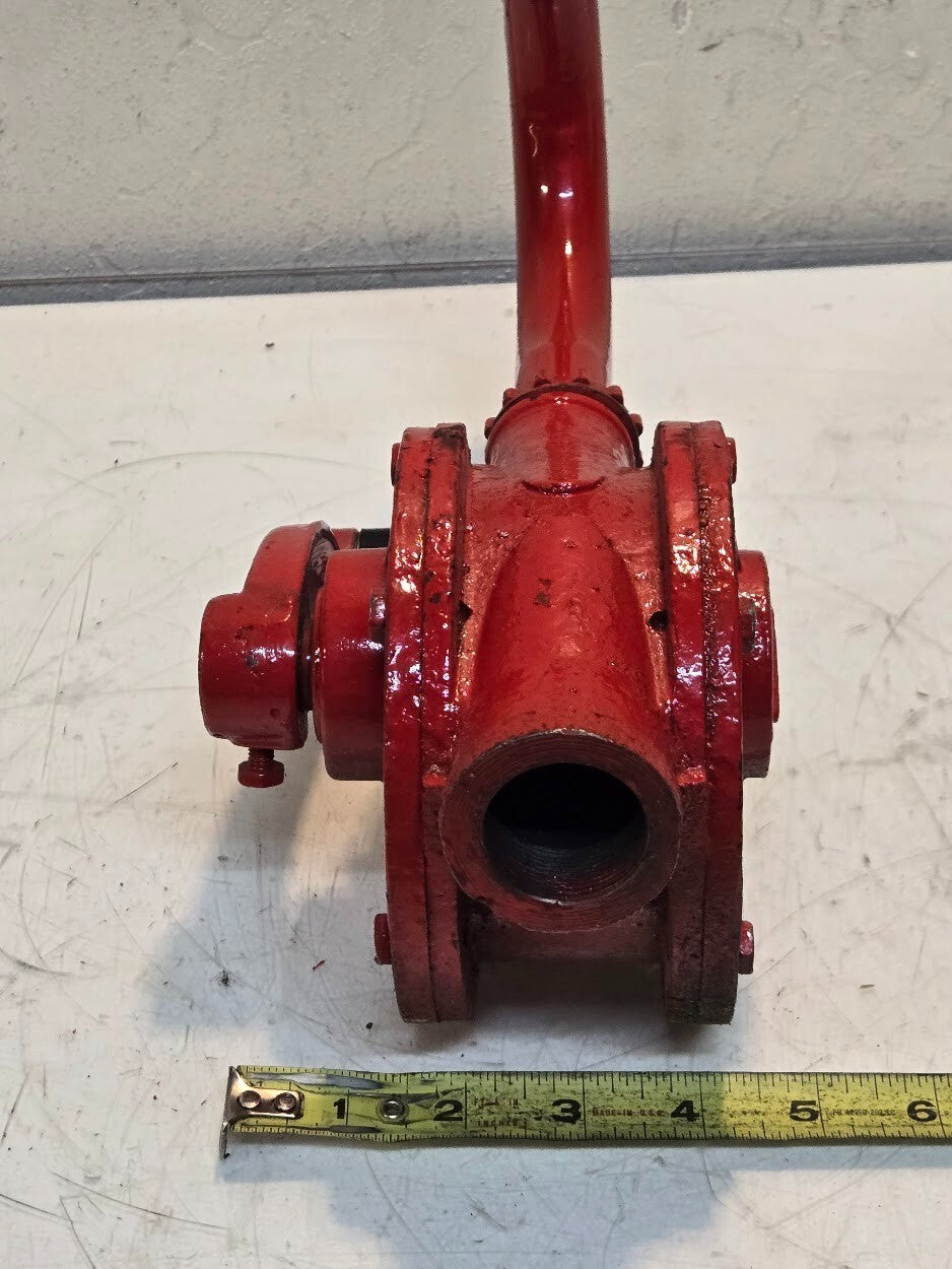 Hand-Crank Drum Transfer Pump HS-25 | 1" FPT Inlet | 3/4" ID Pipe Outlet