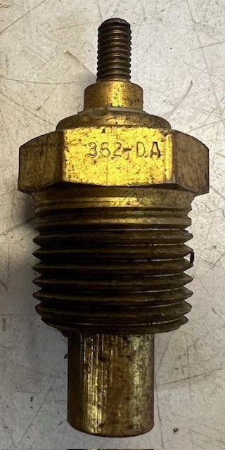 Stewart Warner Temperature Sending Unit 362-D Used For Automotive Engines
