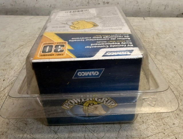 Camco Power Grip 30-Amp RV Female Connector Body 30-RR Electrical Plug