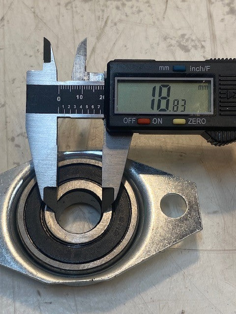 6 Quantity of 2-Bolt Flanges w/ 6304-2RS Bearings (6 Quantity)