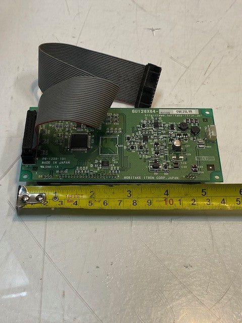 Noritake Itron GU128X64-800B Vacuum Fluorescent Graphic Display Module USED