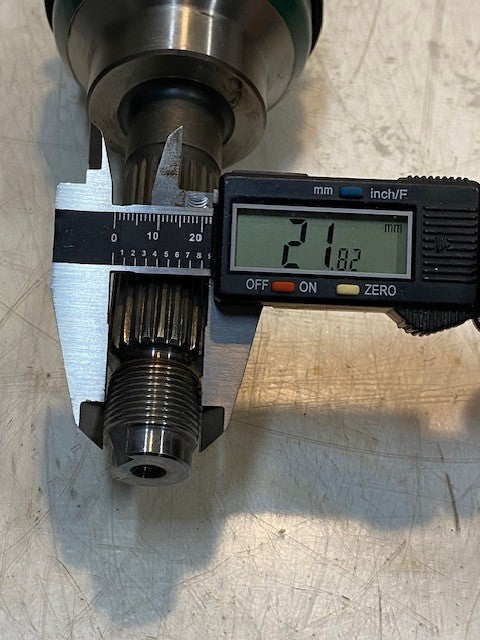NTN Constant Velocity Axle 17-60 #BJ79L 26-1/4" Long 23mm 21-Spline 23mm Shaft