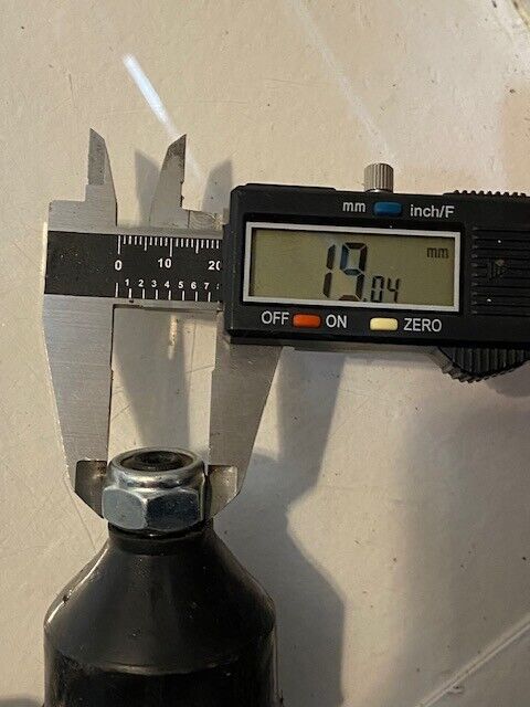 Tie Rod End 10422B4 | 49" Long 30mm Shaft OD 19mm Nose Nut