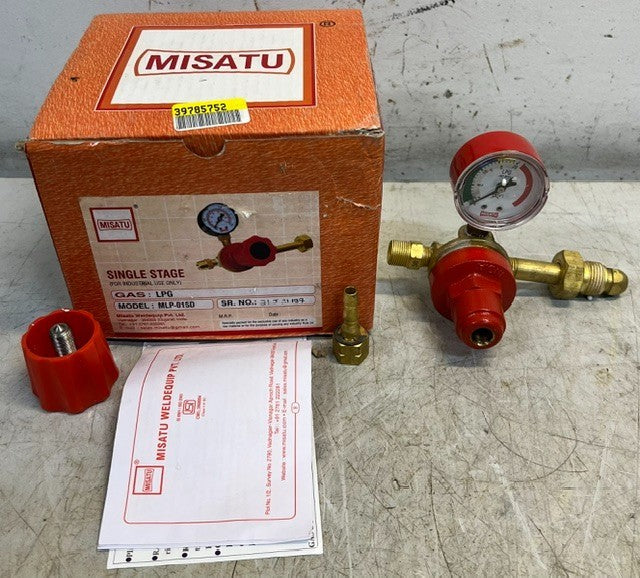 Misatu Single Stage Single Gauge Compressed Gas Pressure Regulator MLP-015D