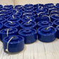 71 Pack of Solid Blue Polyurethane Caster Wheels 76mm OD 32mm Treadwidth -71 qty