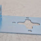 13 Qty of Vertiv L-Shaped Brackets For Knurr Miracel Racks 3.7"x2.75"x1"(13 Qty)