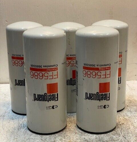 5 Quantity of Fleetguard FF5686 Fuel Filters Cummins 3685306 (5 Quantity)