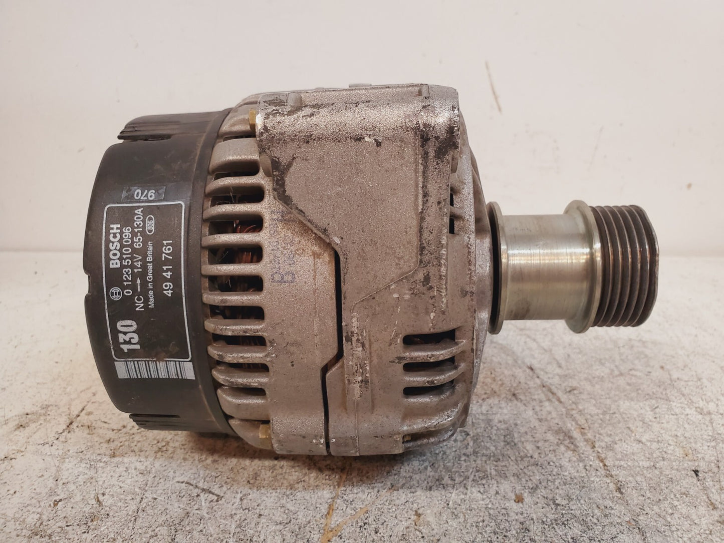 Bosch Alternator 0123510096 | 14V | 65-130A | 4941761 | 130 | 970