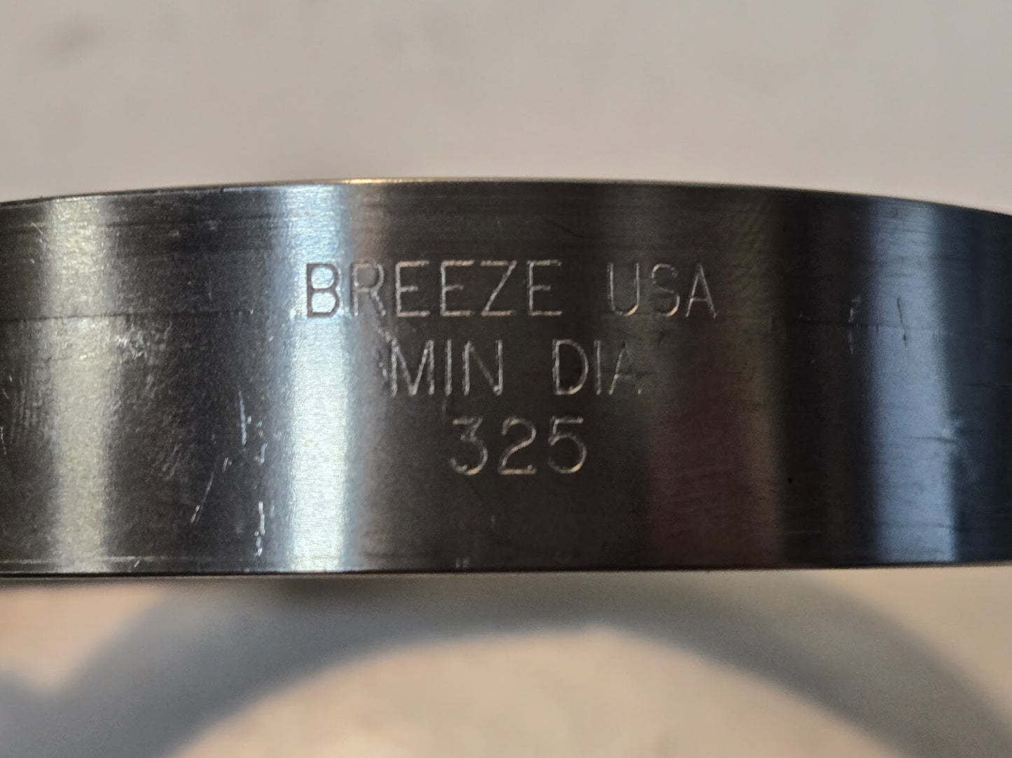 10 Quantity of Breeze T-Bolt Hose Clamps Min Diameter 3.25" SS Band (10 Qty)