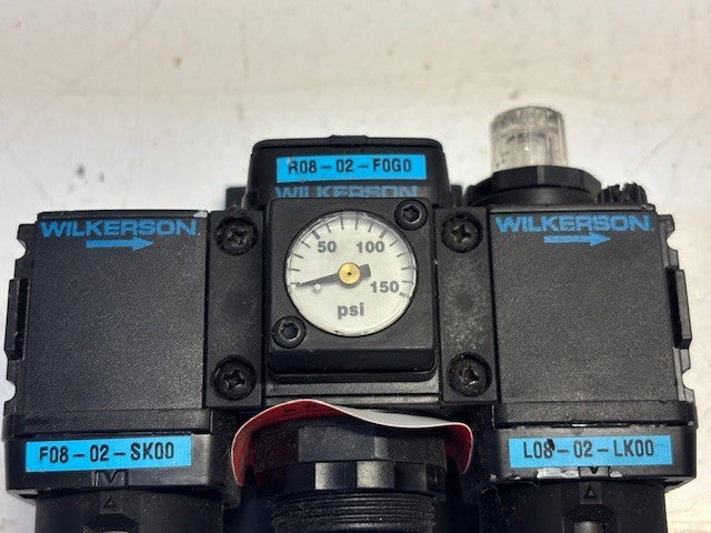 Wilkerson Air Pressure Regulator | F08-02-SK00 | R08-02-F0G0 | L06-02-LK00