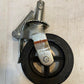 3 Quantity of 8x2 Heavy Duty Scaffolding Caster Wheels w/ Rubber Tires (3 Qty)