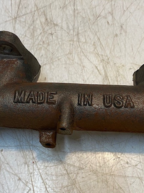 Cast Iron Car Engine Exhaust Manifold CEM 10510 Made in USA 52mm Bore 17-1/2" L