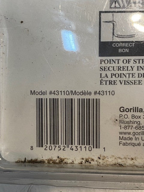 Gorilla Easy Start Tree Step 3 Pieces in Package Model 43110