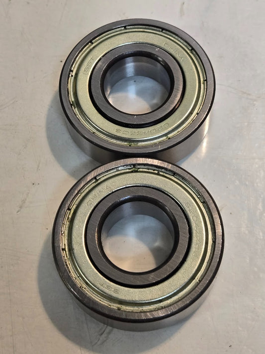 2 Quantity of SST Ball Bearings Metal Shielded 6204ZZC3 | 47 mm OD (2 Qty)