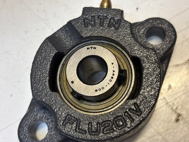 2 Quantity NTN 3" 2 Bolt Flange Bearing with 1/2"Insert | FLU201V | (2 Quantity)