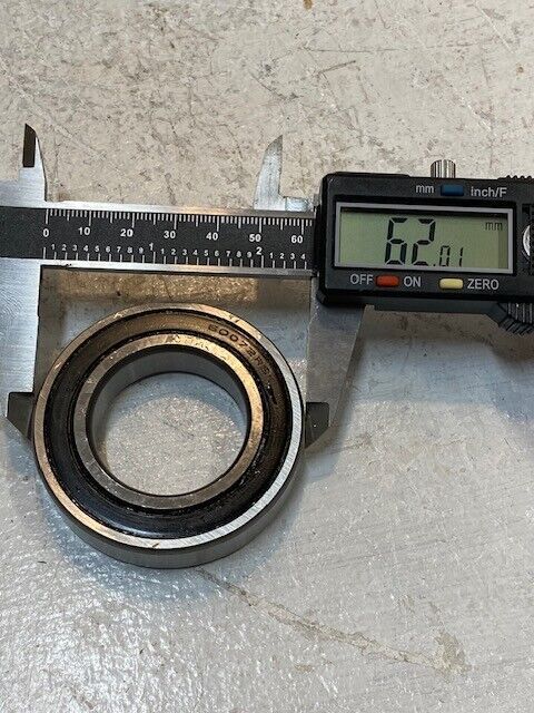 14 Quantity of 6007-2RS Bearings 62mm OD 35mm Bore 14mm Thick (14 Quantity)