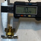 67 Quantity of Brass Drain Valves 22mm L 10mm Thread 8mm End (67 Quantity)