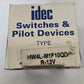Idec Pushbutton Switch HW4L-M1F10QD | R-12V | U50412U | 543270 | HW-F10