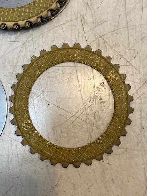 7 Qty of Clutch Friction Plates 32-Teeth w/ Pressure Plates 22-Teeth (7 Qty)