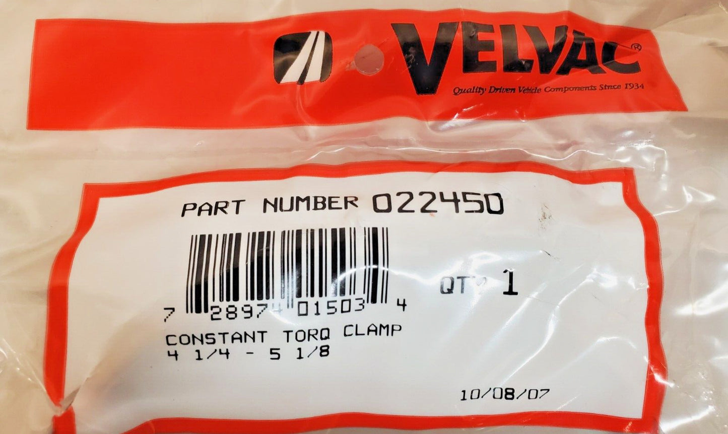 4 Qty. of Velvac Constant Torque Hose Clamps 4-1/4″ – 5-1/8″ | 022450 (4 Qty)