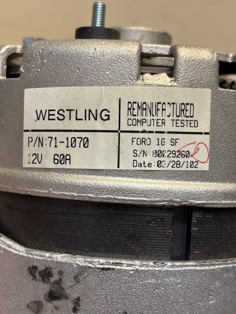 Westling Remanufactured Alternator for Ford | 71-1070