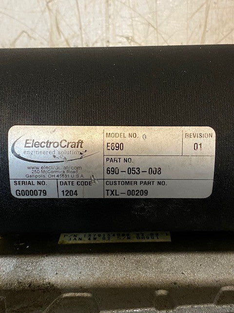 Electro Craft Motor Transaxle 690-053-008 Model E690 Serial #G000079 | TXL-00209