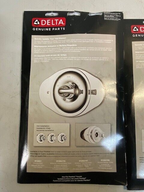 4 Quantity of DELTA Shower Renovation Cover Plate RP29827 54422 Rev C (4 Qty)
