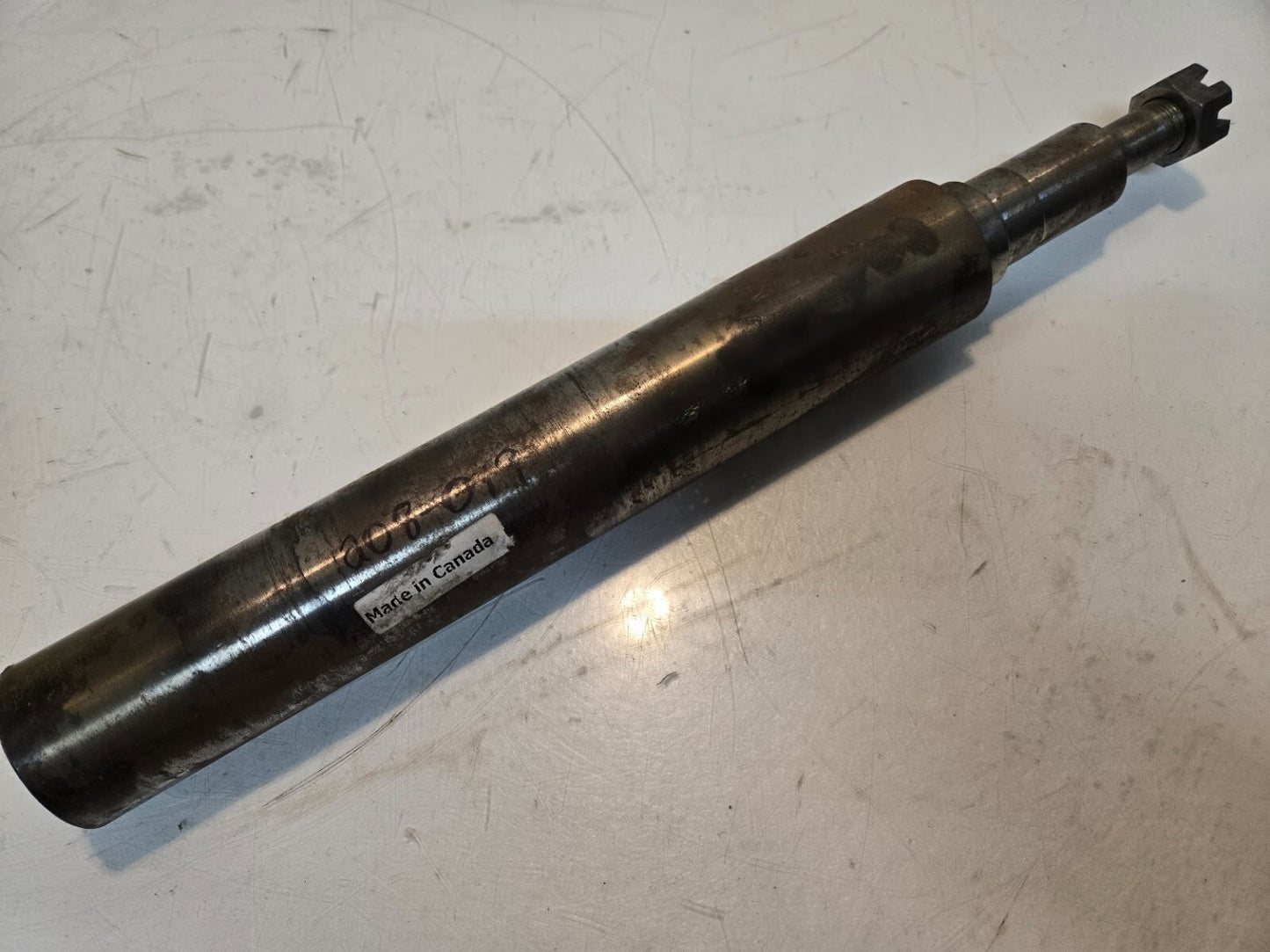 Spindle 208-019 w/ Castellated Nut for Schulte | 16.5" Long 2" Diameter